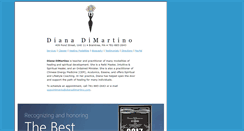 Desktop Screenshot of dianadimartino.com